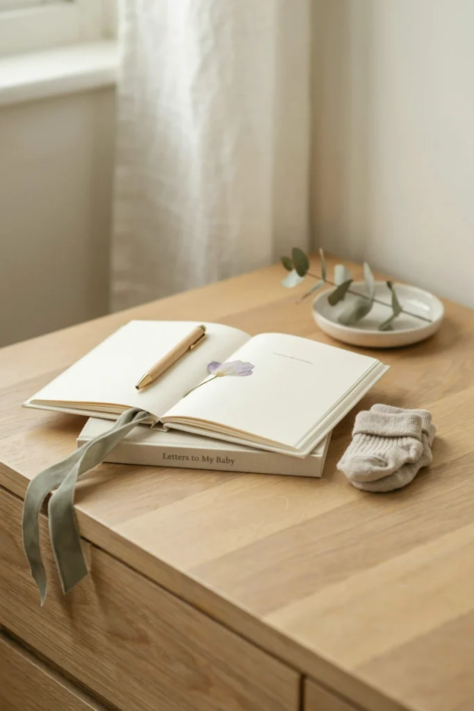 Letters to My Baby keepsake journal, a budget-friendly baby shower gift