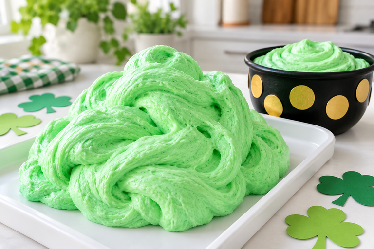 St. Patrick’s Day Fluffy Slime Recipe