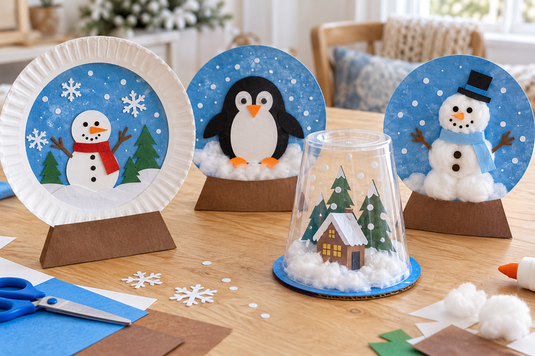 18 Snow Globe Crafts for Kids That Make Winter Feel Magical
